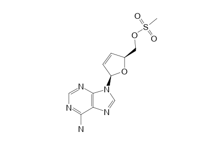 9-(2,3-DIDEOXY-5-O-METHANESULFONYL-BETA-D-GLYCERO-PENT-2-ENOFURANOSYL)-ADENOSINE