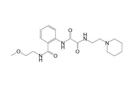 ethanediamide, N~1~-[2-[[(2-methoxyethyl)amino]carbonyl]phenyl]-N~2~-[2-(1-piperidinyl)ethyl]-