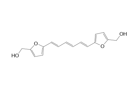 5,5'-(Hexa-1",3",5"-trien-1",6"-diyl)-bis[furan-2-methanol]