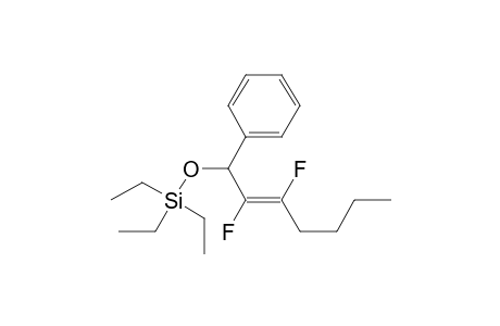 Silane, [(2,3-difluoro-1-phenyl-2-heptenyl)oxy]triethyl-, (E)-