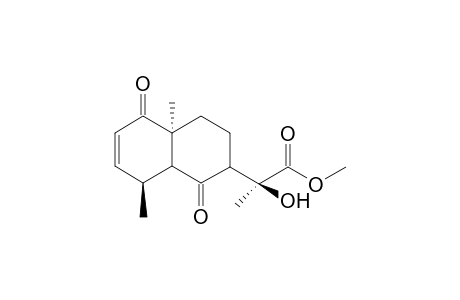 (1S,5S)-1,5-Dimethy-8-[1-(1S)(methoxycarbonyl)-1-hydroxyethyl]bicyclo[4.4.0]deca-3-ene-2,7-dione