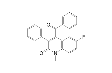 4-Benzoyl-6-fluoro-1-methyl-3-phenylquinolin-2(1H)-one
