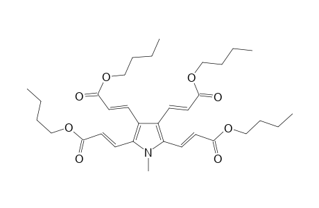 (2E,2'E,2''E,2'''E)-Tetrabutyl-3,3',3'',3'''-(1-methyl-1H-pyrrole-2,3,4,5-tetrayl)tetraacrylate