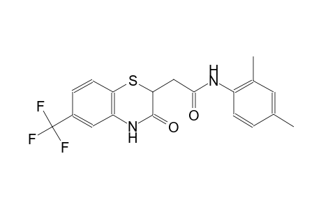 2H-1,4-benzothiazine-2-acetamide, N-(2,4-dimethylphenyl)-3,4-dihydro-3-oxo-6-(trifluoromethyl)-