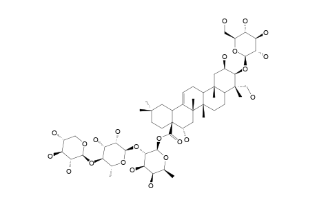 28-O-BETA-D-XYLOPYRANOSYL-(1->4)-ALPHA-L-RHAMNOPYRANOSYL-(1->2)-BETA-D-FUCOPYRANOSIDE