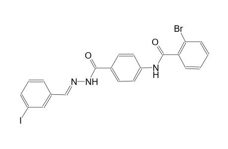 benzoic acid, 4-[(2-bromobenzoyl)amino]-, 2-[(E)-(3-iodophenyl)methylidene]hydrazide
