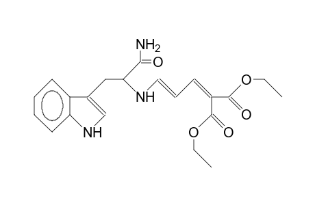 (S)-3-(2-Carbamoyl-2-[(5-oxo-5-ethoxy-4-ethoxycarbonyl-penta-1,3-dienyl)-amino]-ethyl)-1H-indole