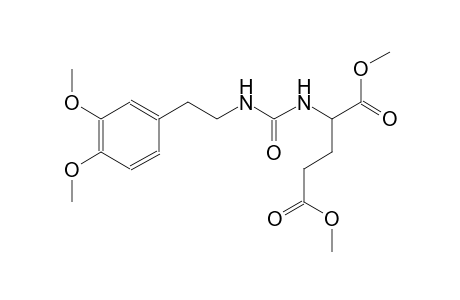pentanedioic acid, 2-[[[[2-(3,4-dimethoxyphenyl)ethyl]amino]carbonyl]amino]-, dimethyl ester, (2S)-