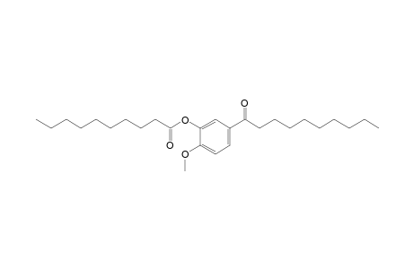 3'-hydroxy-4'-methoxydecanophenone, decanoate