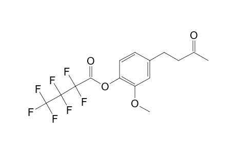 Zingerone, heptafluorobutyrate