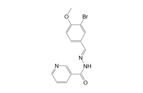 N'-[(E)-(3-bromo-4-methoxyphenyl)methylidene]nicotinohydrazide