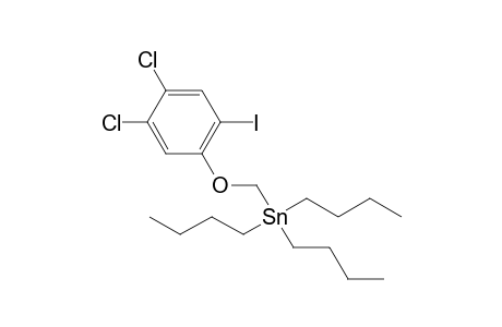 Tributyl-[(4,5-dichloro-2-iodo-phenoxy)methyl]stannane