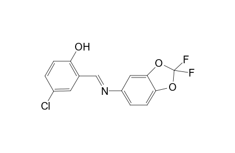 Phenol, 4-chloro-2-(2,2-difluoro-1,3-benzodioxol-5-yliminomethyl)-