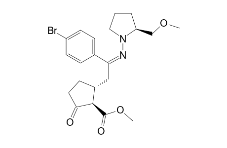 E-(+)-(2S,1"R,2"R)-1-{ 1'-(4'-Bromophenyl)-2'-[2"-(Methoxycarbonyl)-3-oxocyclopentyl ethylideneamino }-2-(methoxymethyl)-pyrrolidine