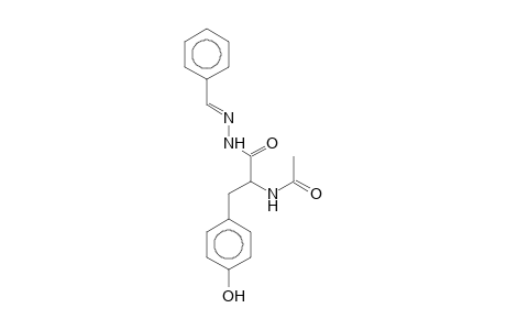 N-[2-[(2E)-2-Benzylidenehydrazino]-1-(4-hydroxybenzyl)-2-oxoethyl]acetamide