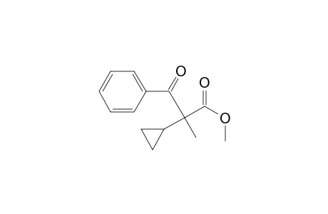 Methyl 2-benzoyl-2-cyclopropylpropionate