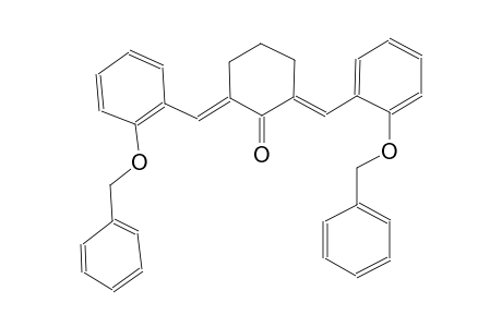 (2E,6E)-2,6-bis[2-(benzyloxy)benzylidene]cyclohexanone