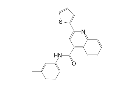 N-(3-methylphenyl)-2-(2-thienyl)-4-quinolinecarboxamide