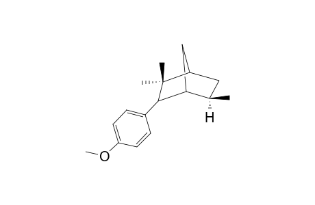 2-(4'-METHOXYPHENYL)-3,3,6-EXO-TRIMETHYL-BICYCLO-[2.2.1]-HEPT-2-YL-CATION