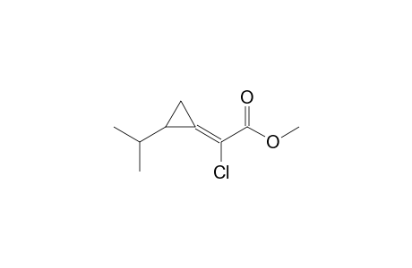 Methyl 2-chloro-2-(2'-isopropylcyclopropylidene)-acetate