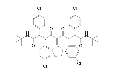 N1,N3-bis((tert-butylcarbamoyl)(4-chlorophenyl)methyl)-N1,N3-bis(4-chlorophenyl)-2-cyclopentylmalonamide