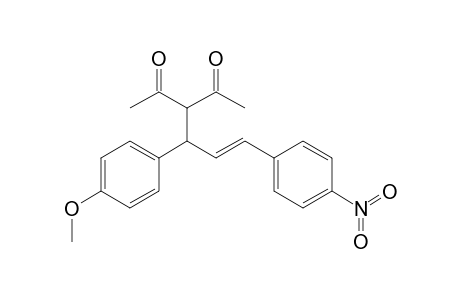 3-Acetyl-4-(4-methoxyphenyl)-6-(4-nitrophenyl)-5-hexen-2-one