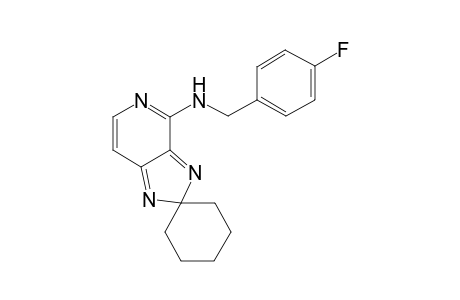 4'-[(4"-Fluorobenzyl)amino]spiro[cyclohexane-1,2'-2'H-imidazo[4,5-c]pyridine
