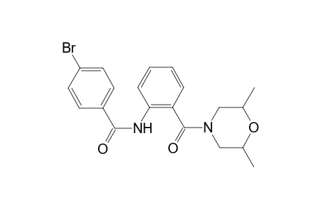 4-Bromo-N-[2-(2,6-dimethyl-morpholine-4-carbonyl)-phenyl]-benzamide