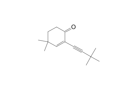 2-(3,3-dimethylbut-1-ynyl)-4,4-dimethyl-1-cyclohex-2-enone