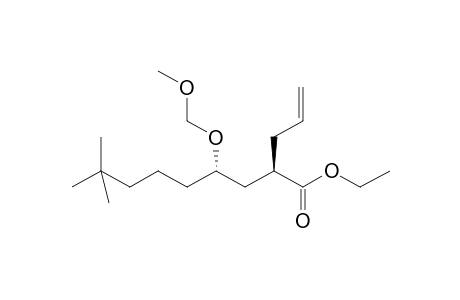 Ethyl 2-methoxymethoxy-3,3-dimethylbutyl)-2-propylpent-4-enoate