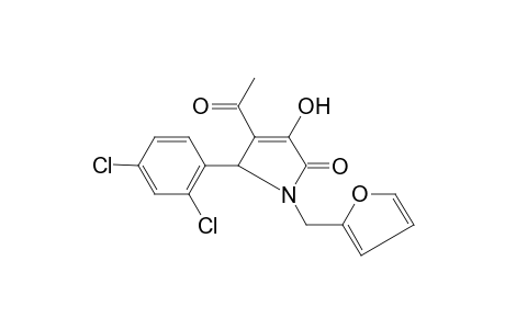 4-Acetyl-5-(2,4-dichlorophenyl)-1-(2-furylmethyl)-3-hydroxy-1,5-dihydro-2H-pyrrol-2-one