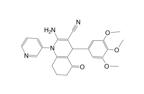 2-amino-5-oxo-1-(3-pyridinyl)-4-(3,4,5-trimethoxyphenyl)-1,4,5,6,7,8-hexahydro-3-quinolinecarbonitrile