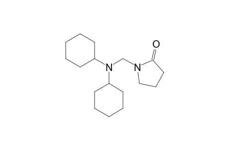 1-[(dicyclohexylamino)methyl]-2-pyrrolidinone