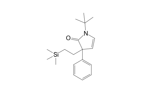 1-tert-butyl-3-phenyl-3-(2-trimethylsilylethyl)-2-pyrrolin-2-one