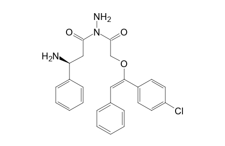 N-4'-chloro-(E)-stilbenyloxymethylcarbonyl-b-phenyl-b-alanine hydrazide
