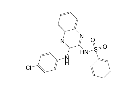 benzenesulfonamide, N-[3-[(4-chlorophenyl)amino]-2-quinoxalinyl]-