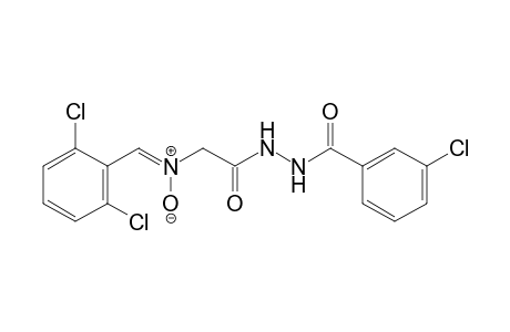 N-{[3-(m-chlorobenzoyl)carbazoyl]methyl}-alpha-(2,6-dichlorophenyl)nitrone