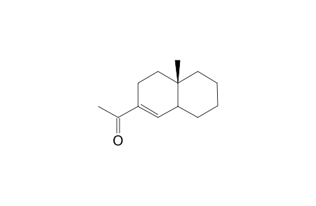(4a.alpha.,8a.beta.)-(+-)-(3,4,4a,5,6,7,8,8a-Octahydro-4a-methyl-2-naphthalenyl)-1-ethanone