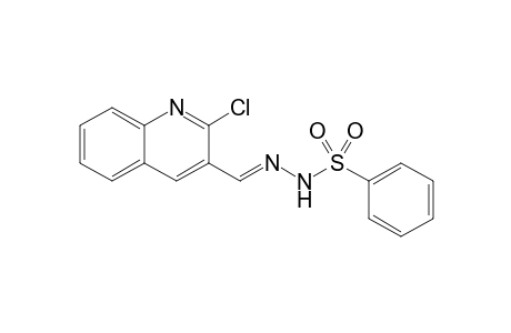 (E)-N'-((2-Chloroquinolin-3-yl)methylene)benzenesulfonohydrazide