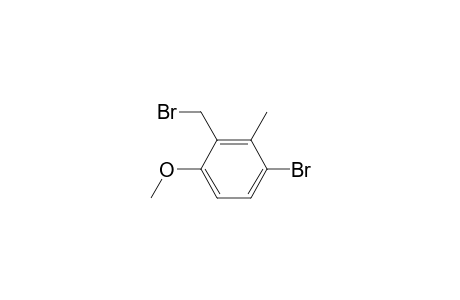 1-Bromanyl-3-(bromomethyl)-4-methoxy-2-methyl-benzene
