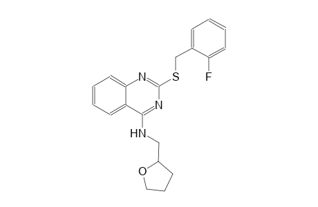 4-quinazolinamine, 2-[[(2-fluorophenyl)methyl]thio]-N-[(tetrahydro-2-furanyl)methyl]-