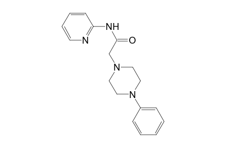 2-(4-Phenyl-1-piperazinyl)-N-(2-pyridinyl)acetamide