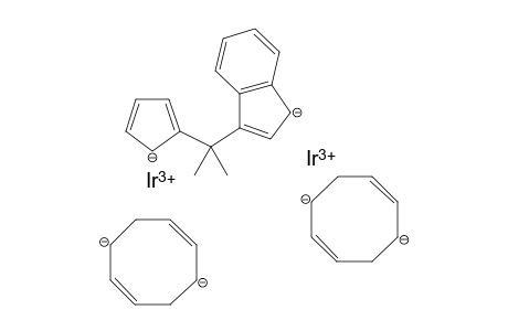 iridium(III) di(2Z,6Z)-cycloocta-2,6-diene-1,5-diide 3-(2-(cyclopenta-3,5-dien-2-ide-1-yl)propan-2-yl)-1H-inden-1-ide