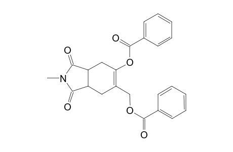 1,3,4,7-Tetrahydro-N-methyl-5,6-bis(benzoyloxy)isoindolin-1,3-dione