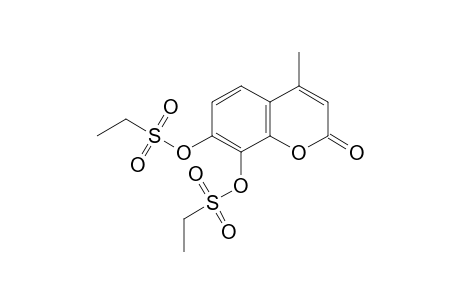 4-Methyl-2-oxo-2H-chromene-7,8-diyl diethane sulfonate