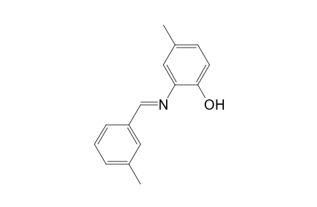 4-Methyl-2-([(E)-(3-methylphenyl)methylidene]amino)phenol