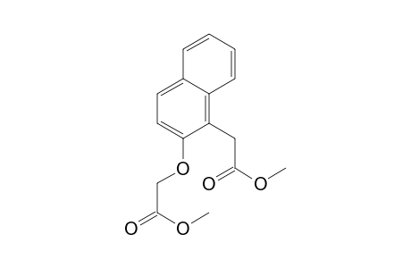 1-Naphthaleneacetic acid, 2-(2-methoxy-2-oxoethoxy)-, methyl ester