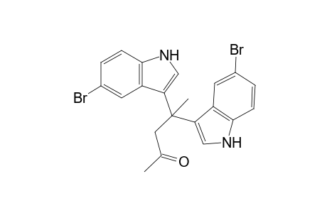 4,4-Bis(5-bromo-1H-indol-3-yl)pentan-2-one