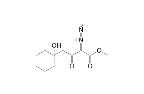 Methyl 4-(1'-hydroxycyclohexyl)-2-diazo-3-oxobutanoate