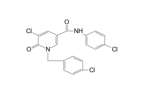 1-(p-CHLOROBENZYL)-4',5-DICHLORO-1,6-DIHYDRO-6-OXONICOTINANILIDE